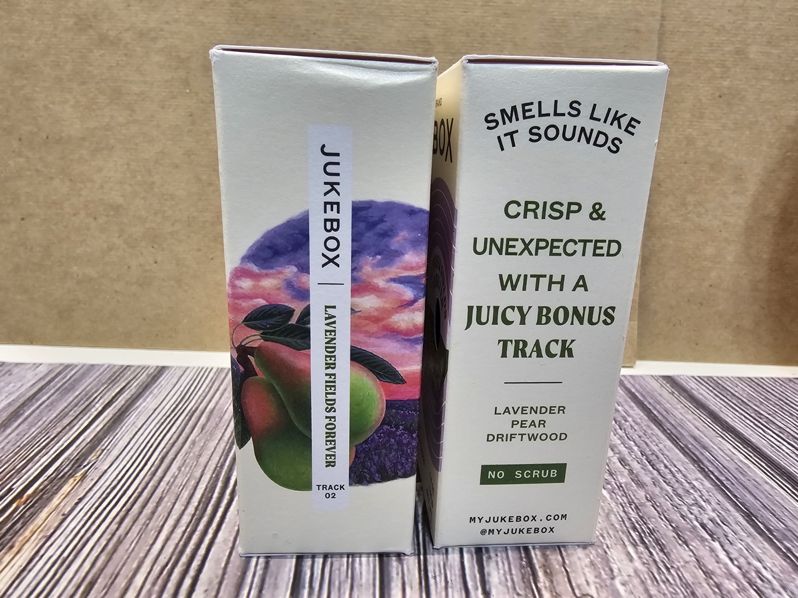2 EACH Jukebox Lavender Fields Forever Natural Body Soap 4.5 oz