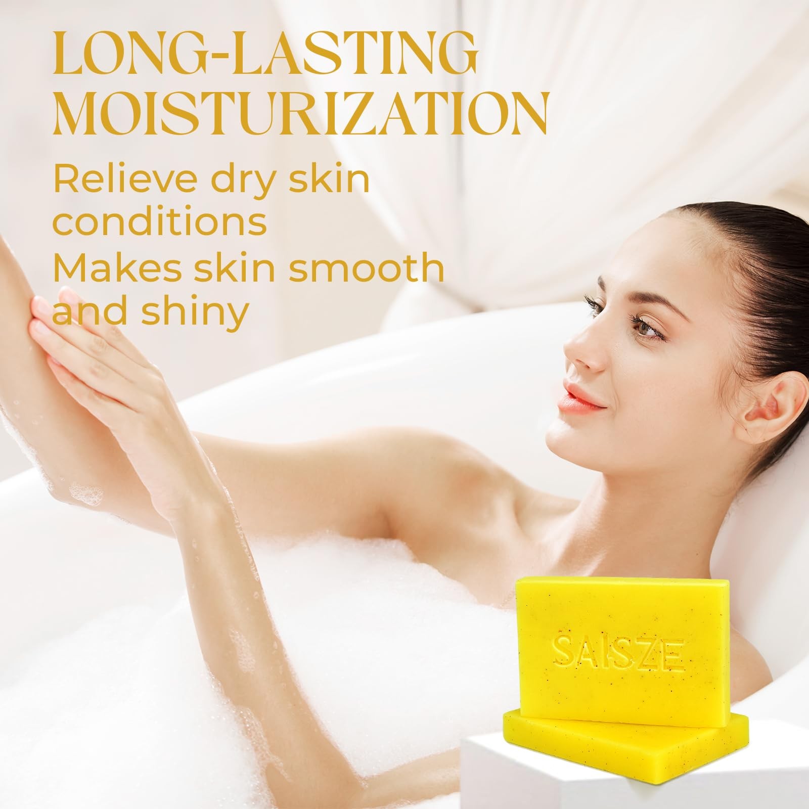 Natural Sulfur Soap Bar for Acne Blackheads & Blemishes 4 oz Pack of 2