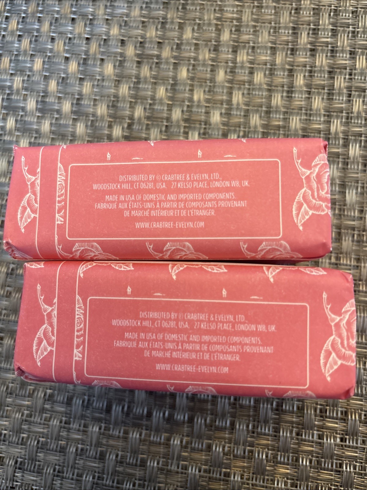 Crabtree Evelyn Rosewater Pink Peppercorn Hydrating Soap USA 5.5 Oz 158g Lot