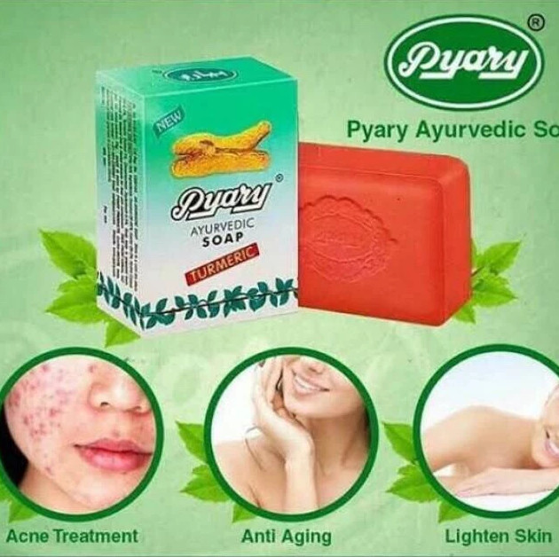 3 Pack Arab Pyary Soap Bathing Beauty Soap Original Turmeric Soap Pyary India