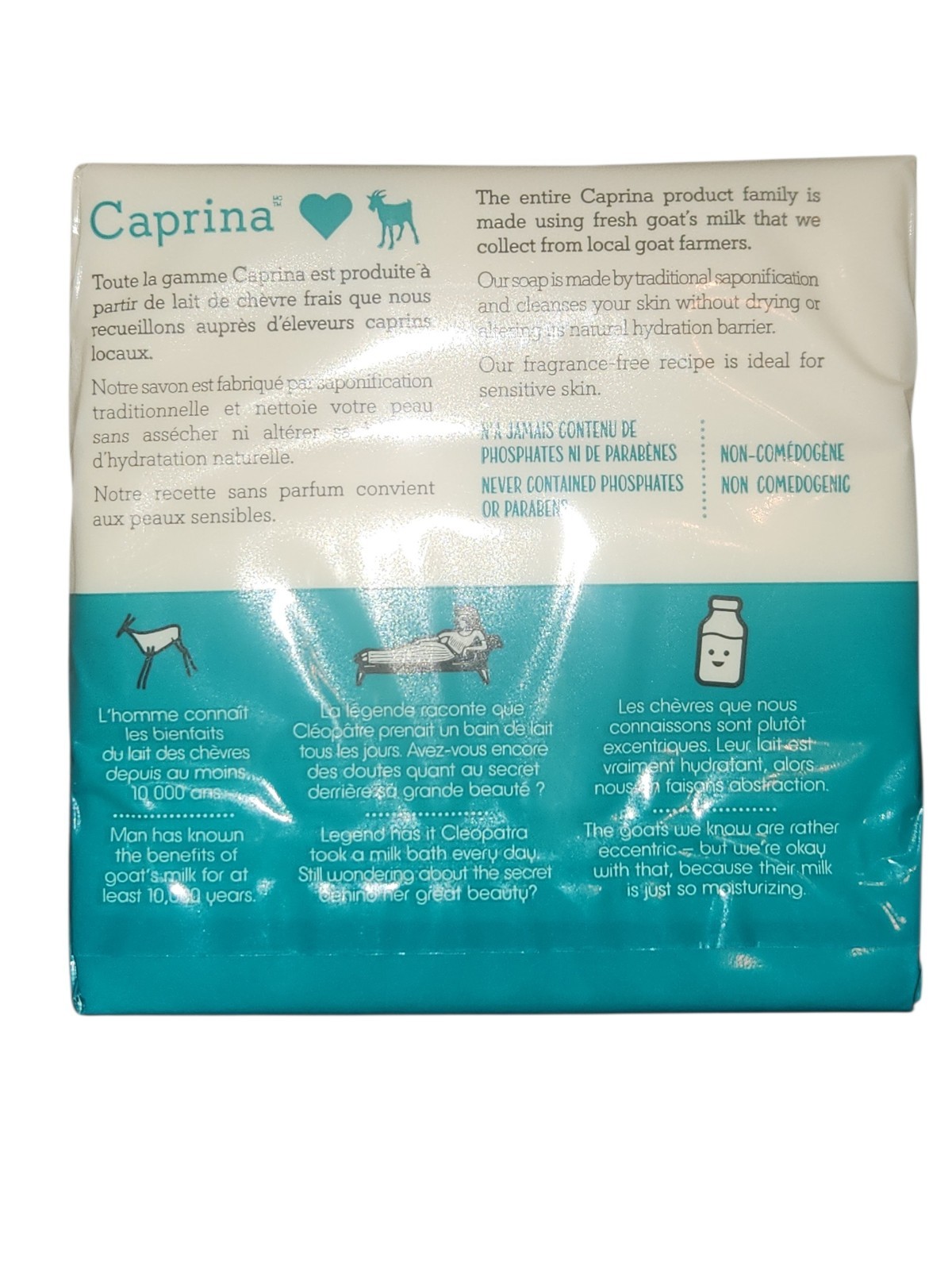 Caprina Fresh Goat’s Milk Soap, 3-Pack