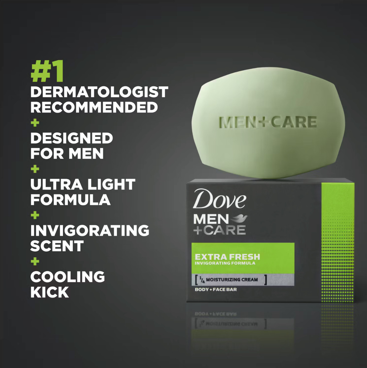 Dove Men + Care Extra Fresh Men’s Bar Soap Moisturizing 3.75oz Choose 1–14 Bars