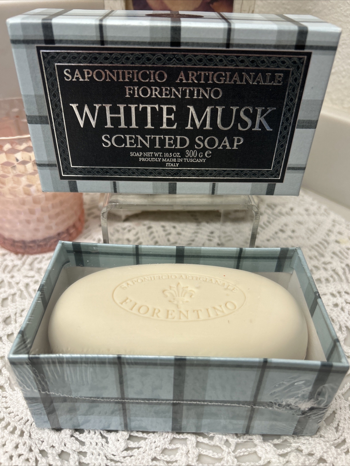 Saponificio Artigianale Fiorentino Bar Soaps | White Musk | 10.05 Oz