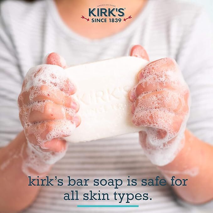 Kirk’s Original Coco Castile Soap Fragrance Free 4 oz pack of 24 Free Shipping
