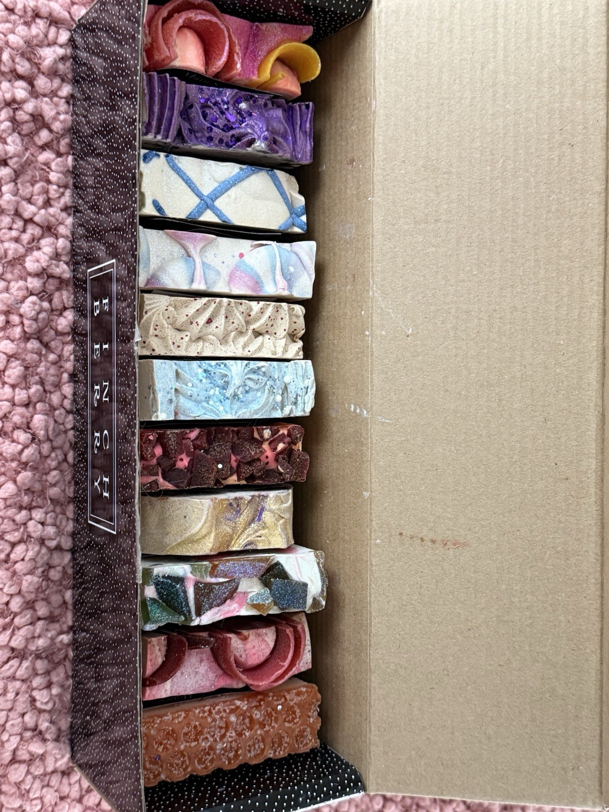 11 Bars Finchberry Vegan Soap – Year Of Soap – New In Box!