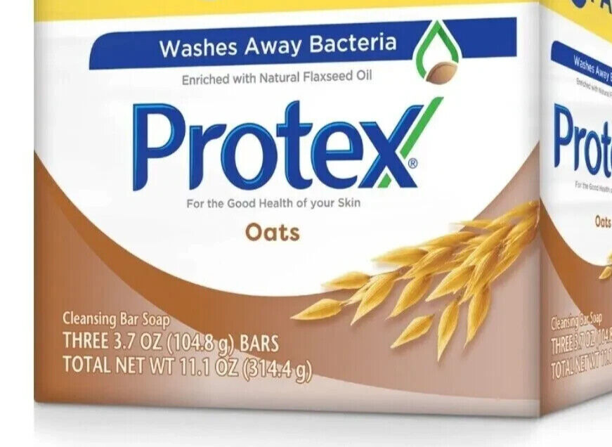 12 Protex OATS / AVENA Limpieza Soap Bar 3.7 oz – Jabon Antibacterial