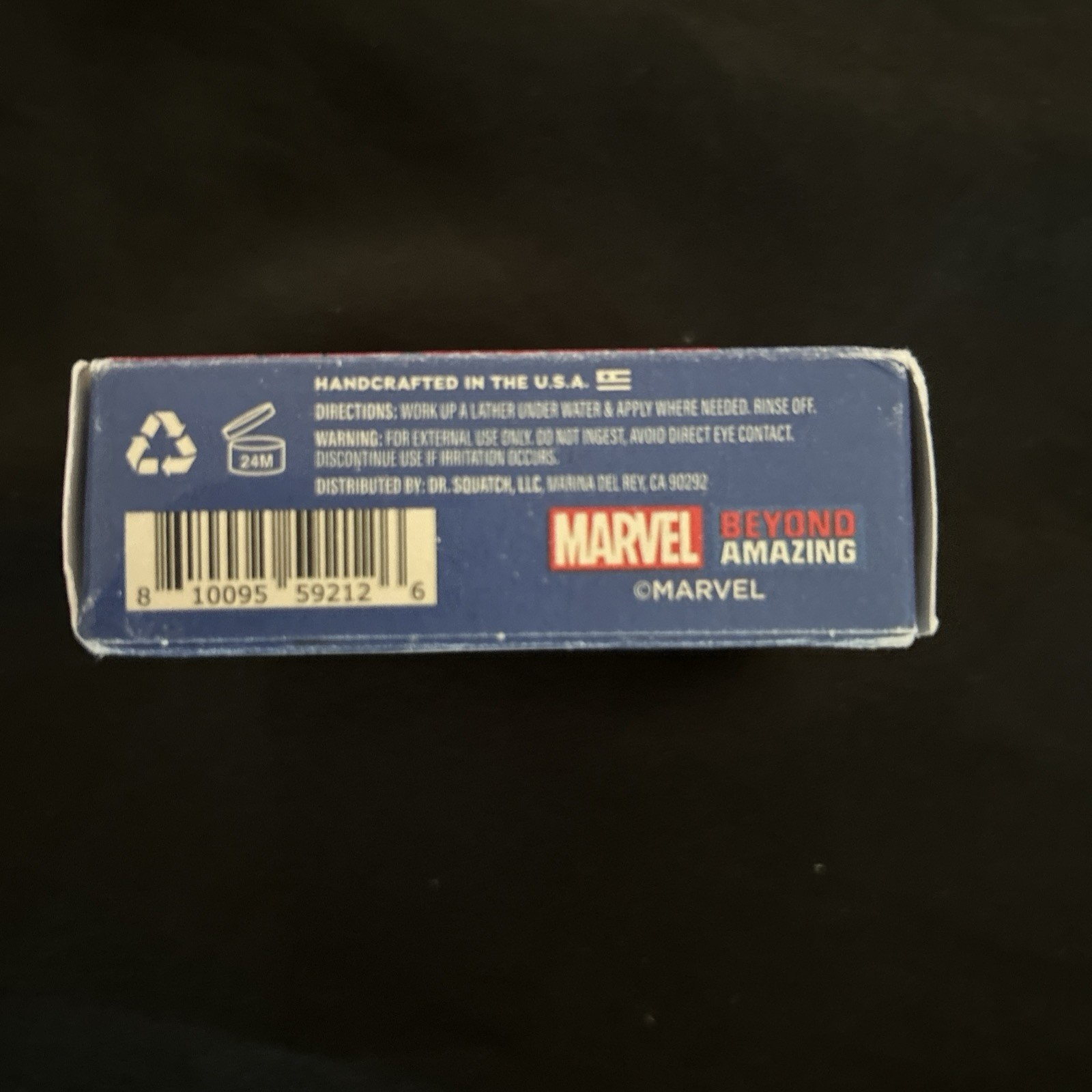DR. Squatch Marvel Spidey Suds Men’s Soap 5 oz New