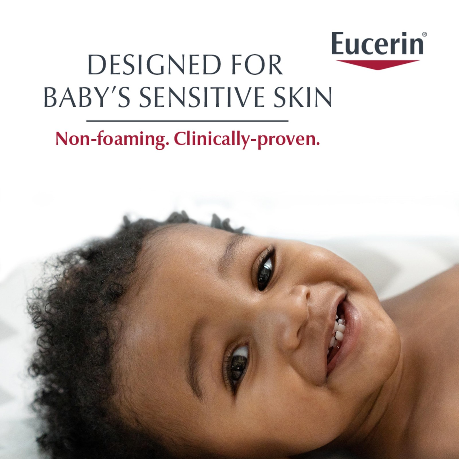 Eucerin Baby Eczema Relief Cream Body Wash, Fragrance Free Eczema Body Wash for