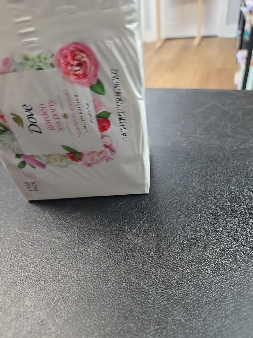 Dove Garden Tea Party SOAP – ROSE BERRY BOUQUET Limited Edition, 3.75 oz, 4 BARS