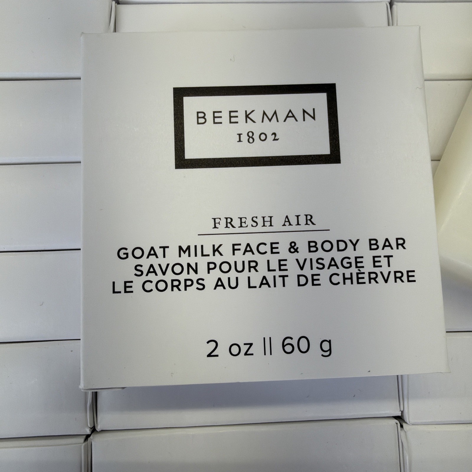 Pack of 25 Beekman 1802 Body Bar Soap Fresh Air Scent 2oz Each Travel Size