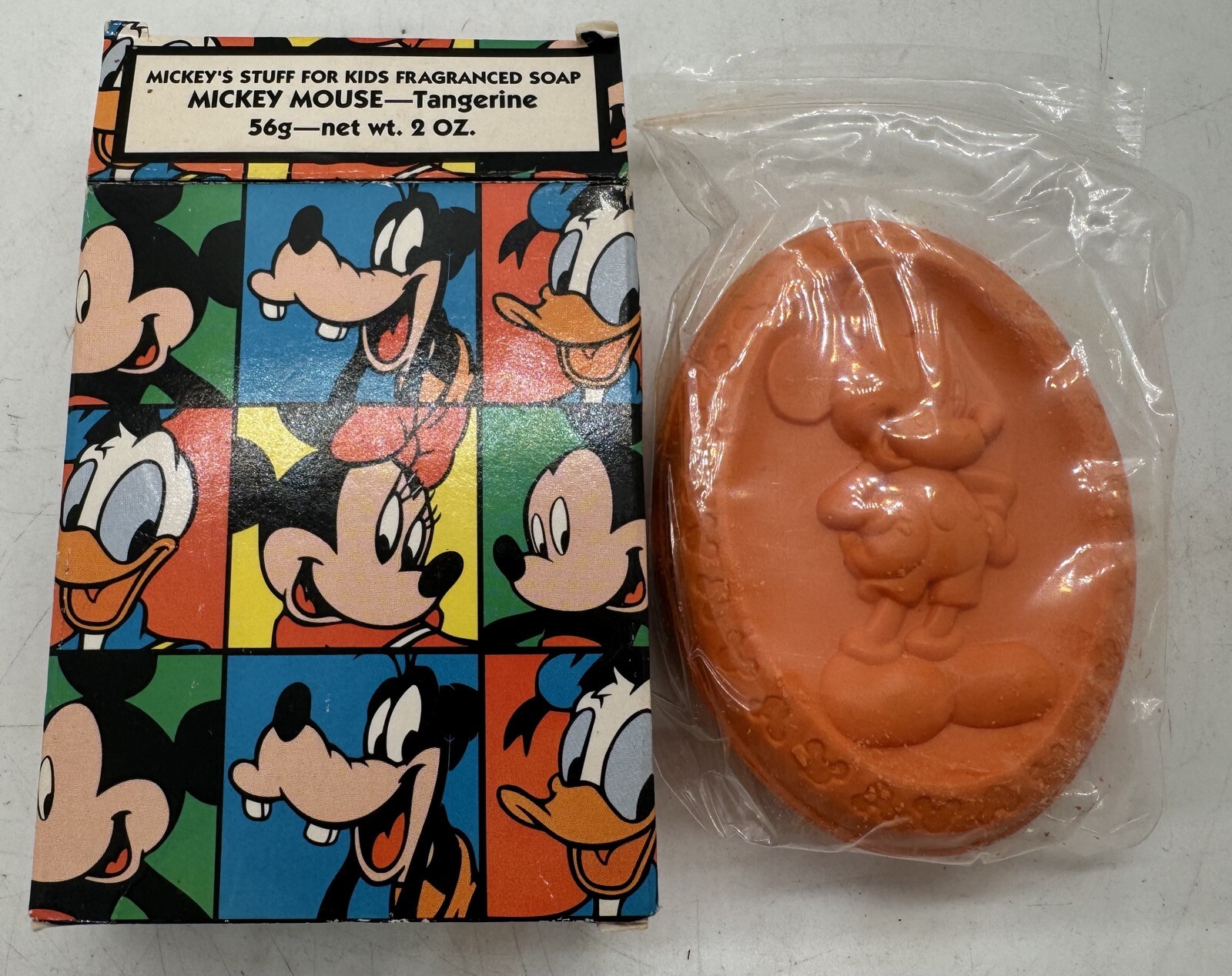 Vintage AVON 1996 Mickey’s Stuff For Kids – Mickey Mouse – Tangerine Soap 2 oz