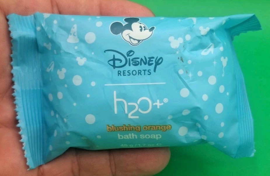 Lot of 4 Disney Resorts H2O+ Beauty Sea Salt/Blushing Orange Bar Soap Travelsize