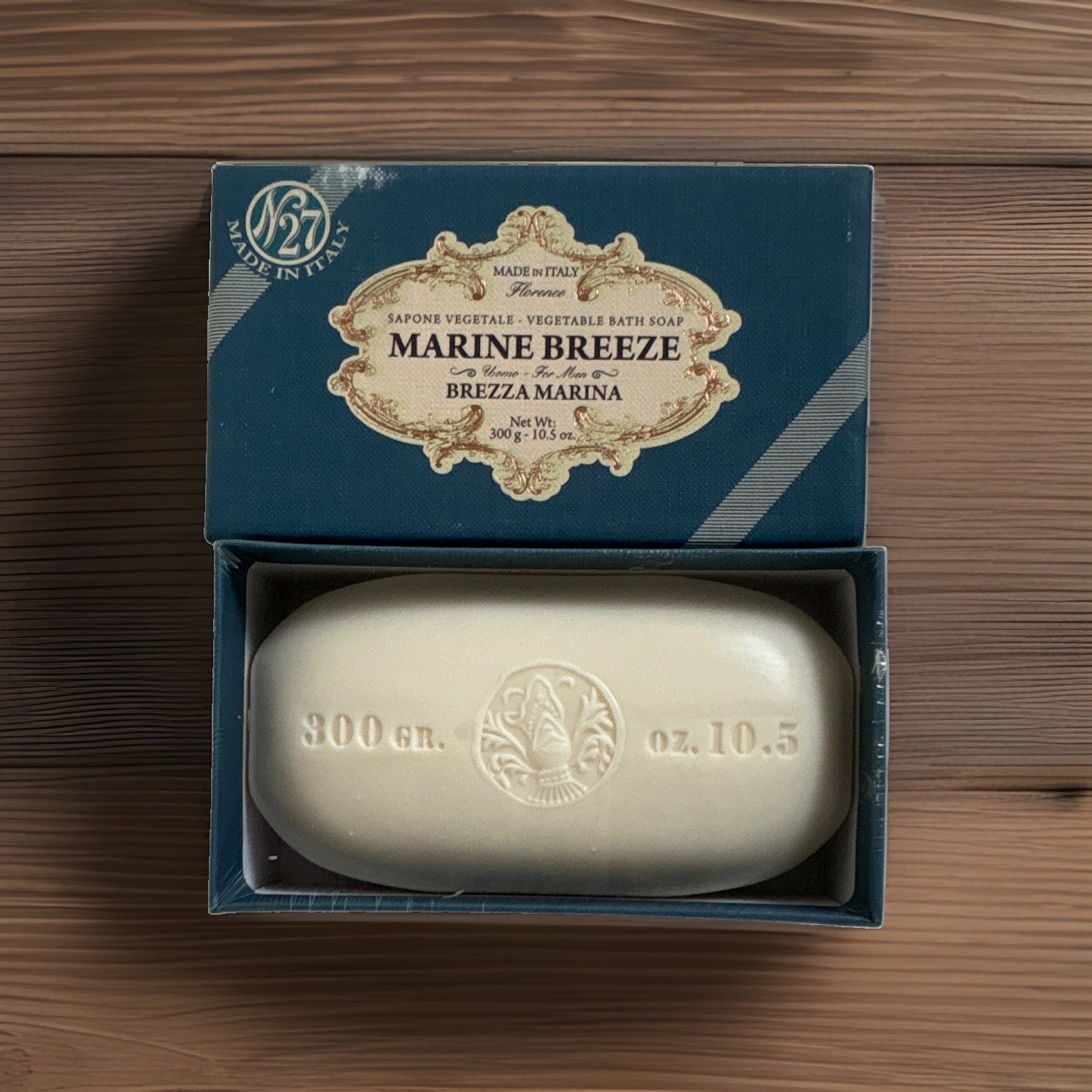 10.5 oz Hand made Tuscany Marine Breeze Vegetable Bath Soap made in Italy