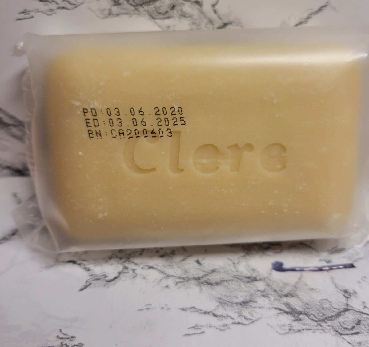 Clere Natural Beauty Raw Shea Butter Soap Reviving & Moisturizing 5.2oz 1 Bar