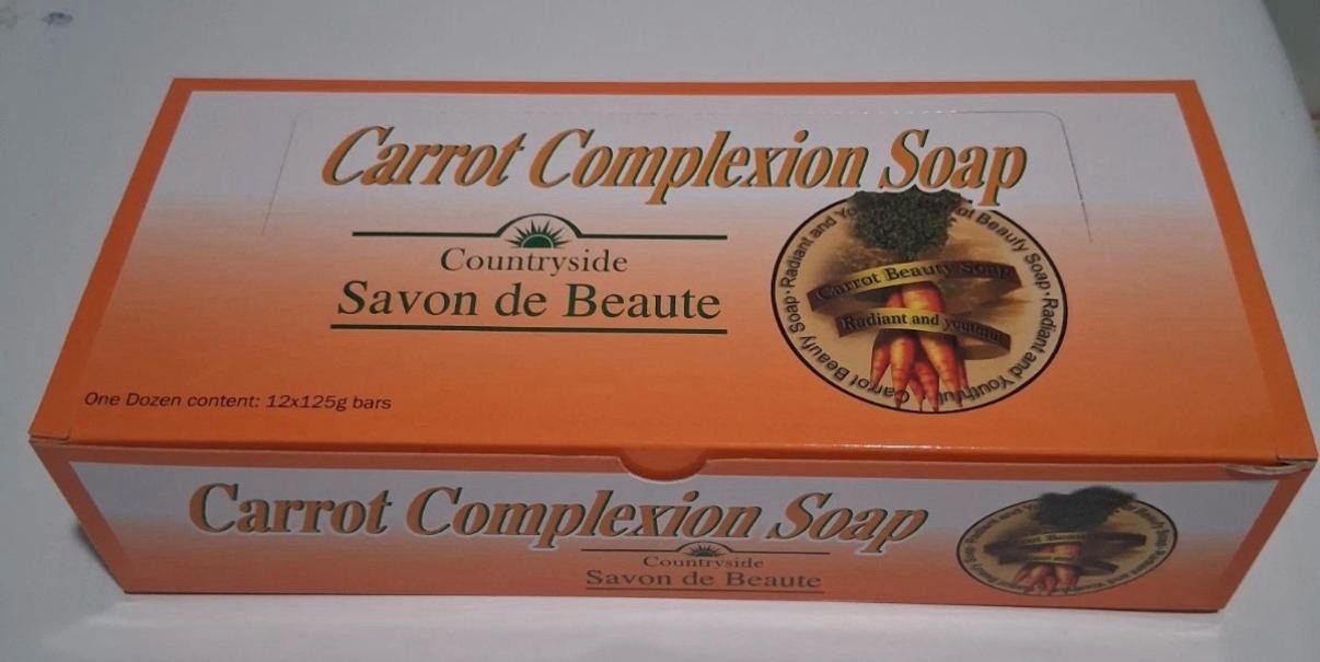 Countryside Savon de Beaute Carrot Beauty Bar Soap, 125g Multipack