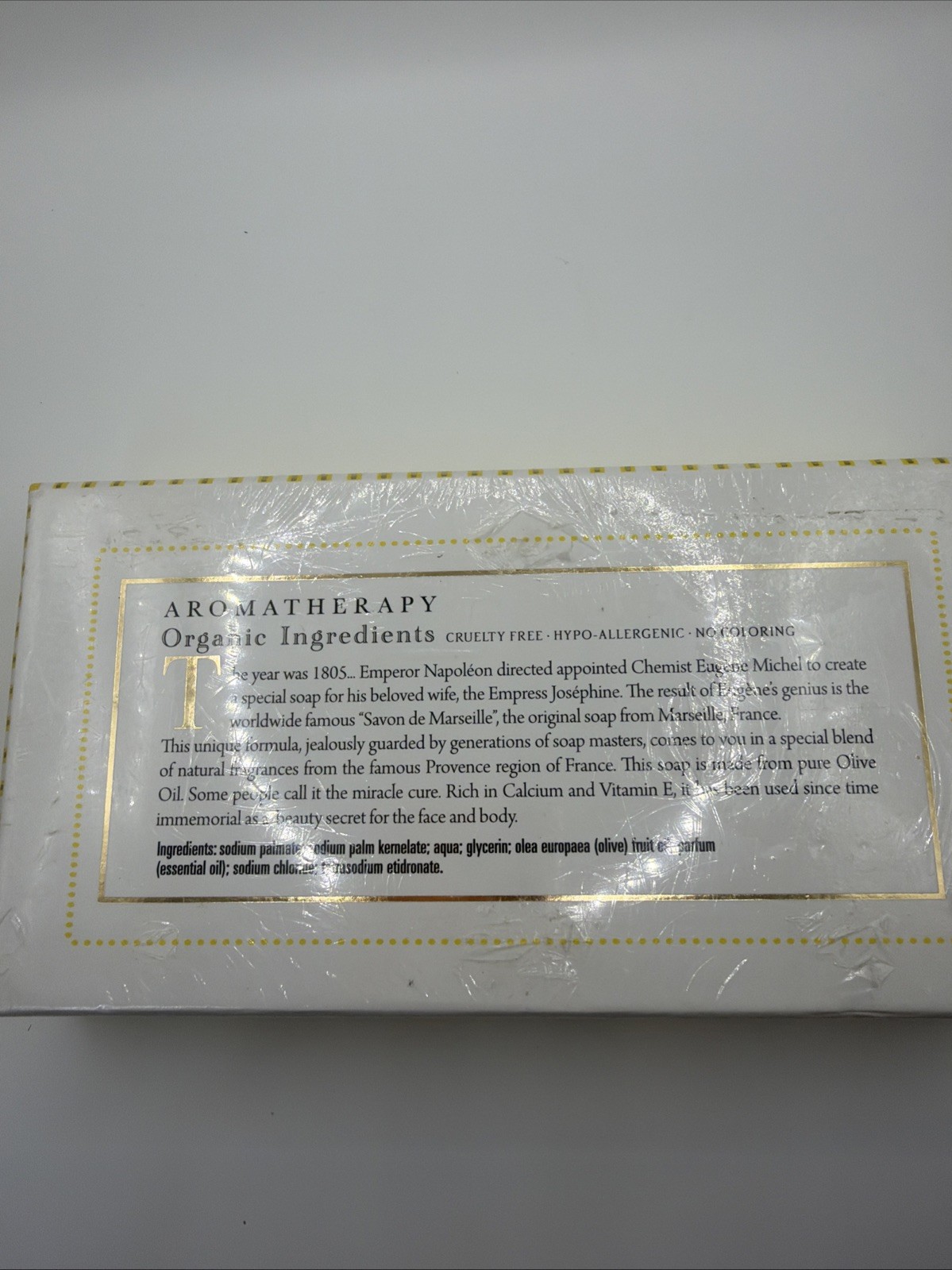 Olivia Care Bath & Body Bar French Natural Olive Oil Verbena Bath Soap 3 Bars