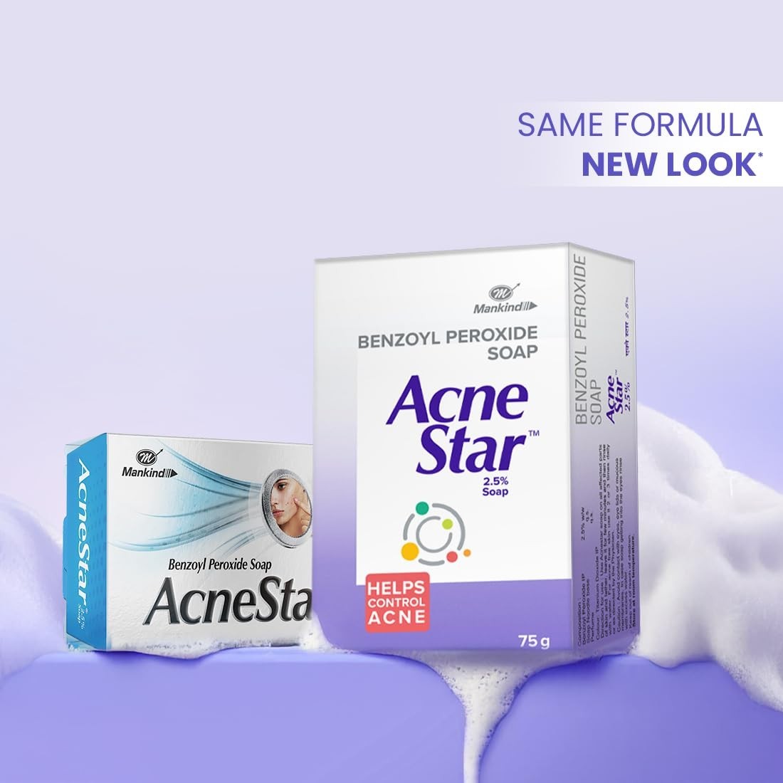 Mankind Acne Star Soap 75 gm Pack of 4, FREE SHIPPING