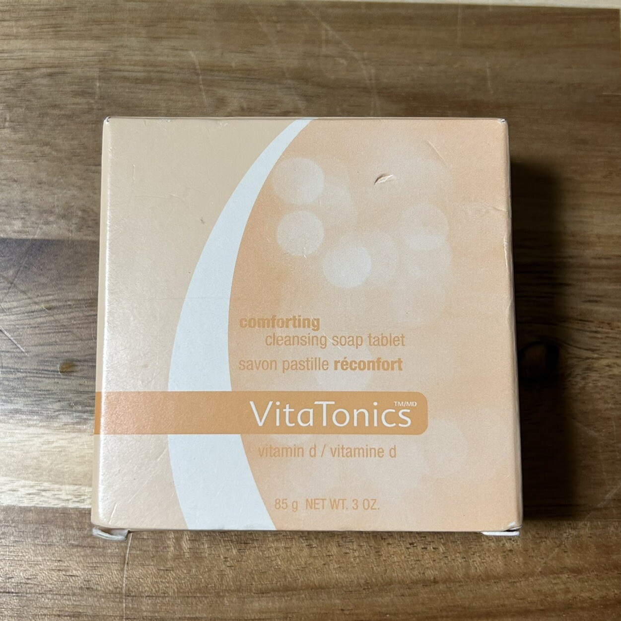 Avon VitaTonics Comforting Cleansing Soap Tablet Vitamin D 3 oz 2001