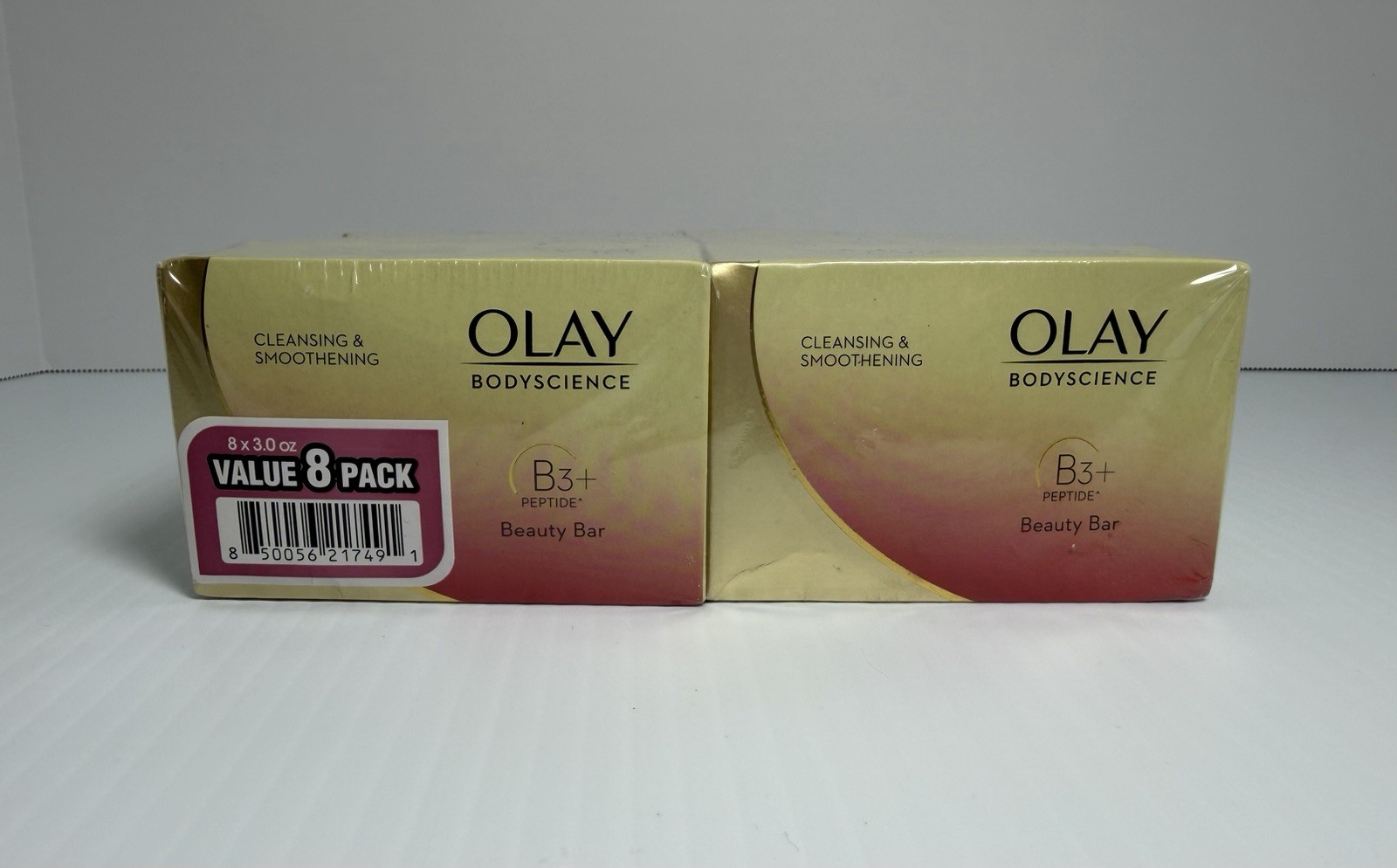 Olay Bodyscience Beauty Bar Niacinamide Peptide 8 Pack 3.0 oz Each,