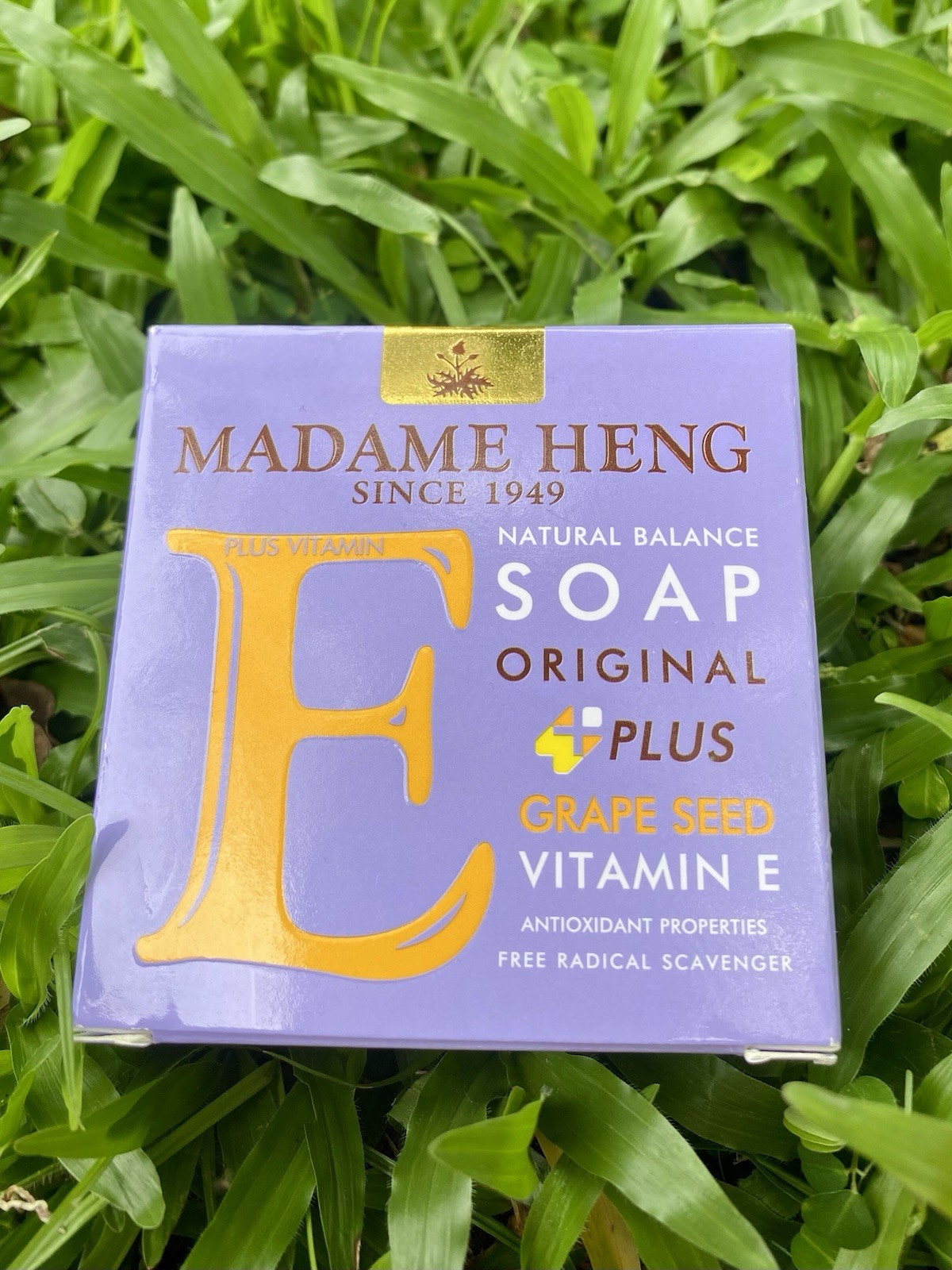 Madame Heng Natural Balance Soap Original Plus Grape Seed Vitamin E 150g x2 Bars