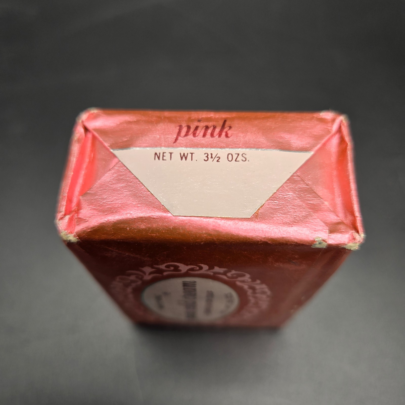 Vintage White King Pink Cold Cream Soap Complexion Bar Los Angeles Soap Co NOS