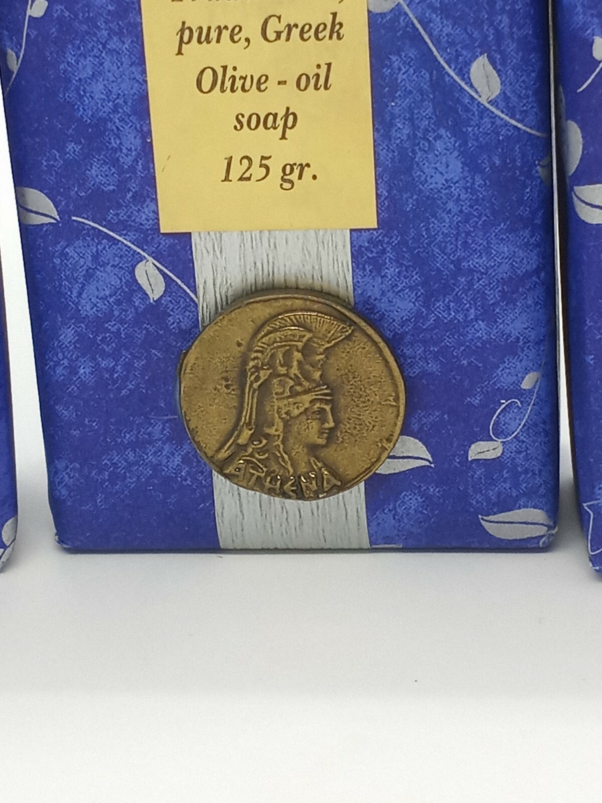 Traditional, Pure, Greek Olive Oil Bar Soap 125 Gr. Lot of three Soap Bars New
