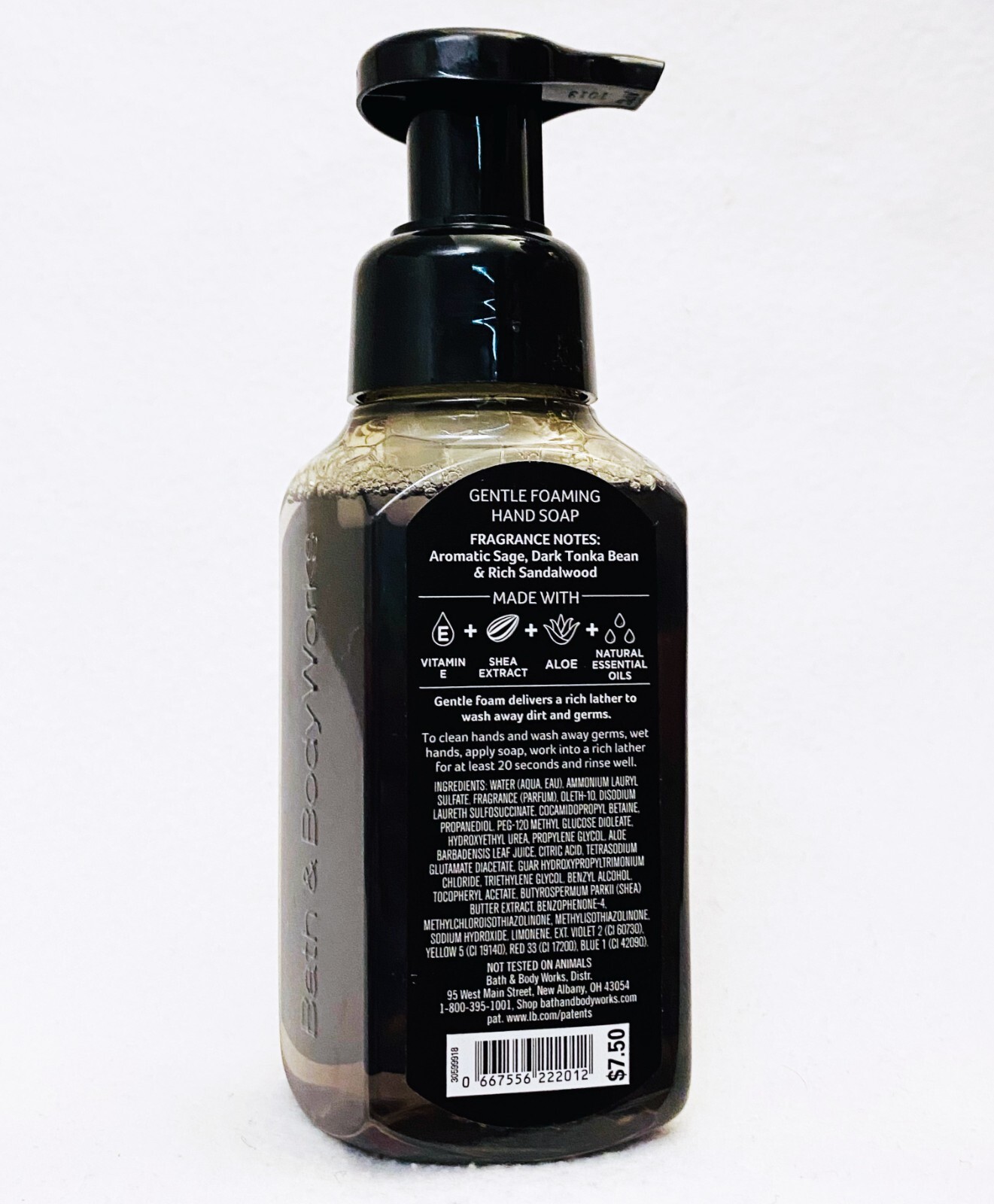 4 Bath & Body Works BLACK TIE FOR MEN Gentle Foaming Hand Soap 8.75 oz