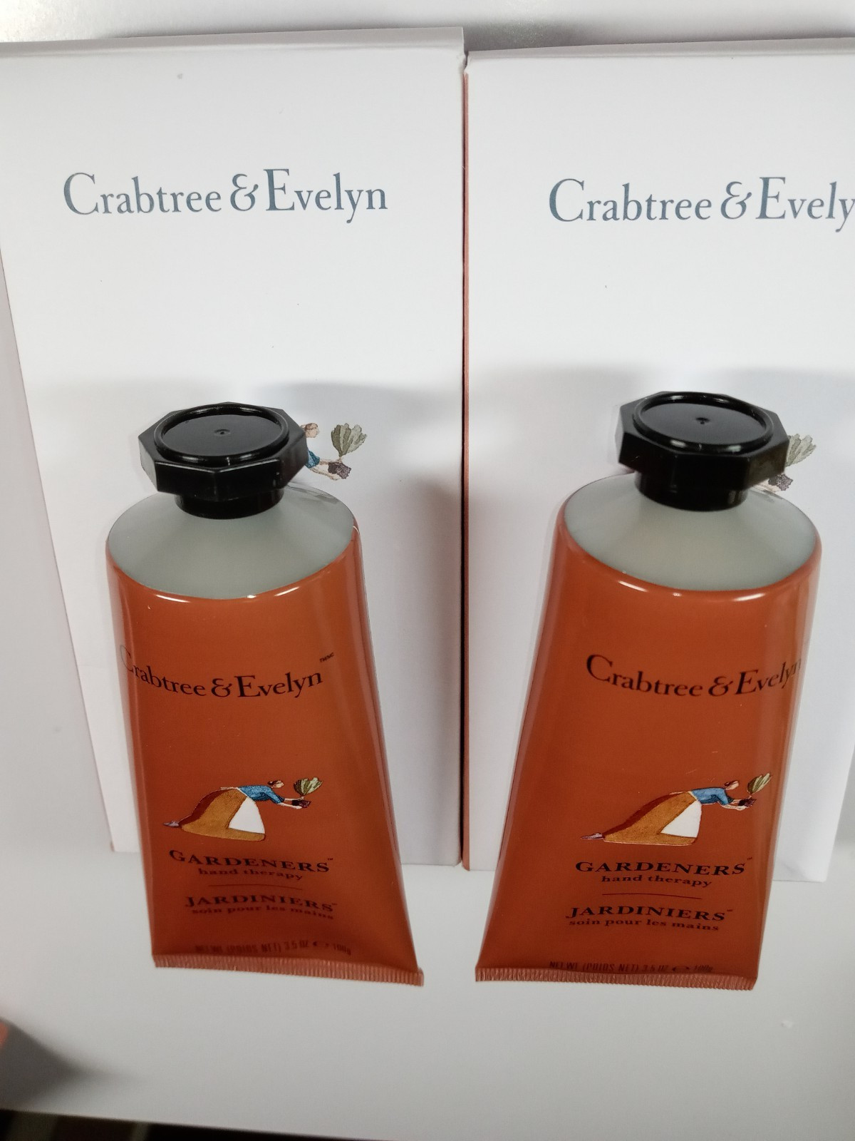 Crabtree & Evelyn Lot of 2 Gardeners Hand Therapy 2x100g/3.5oz NIB