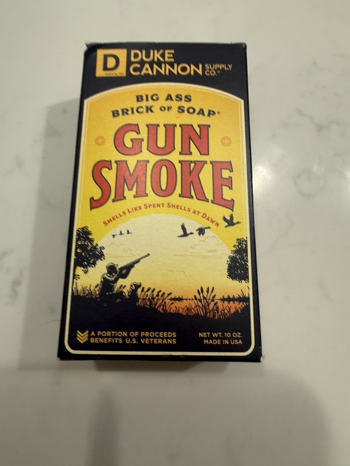 Duke Cannon Gun Smoke Big Ass Brick of Soap for Men 10 oz Made in the USA