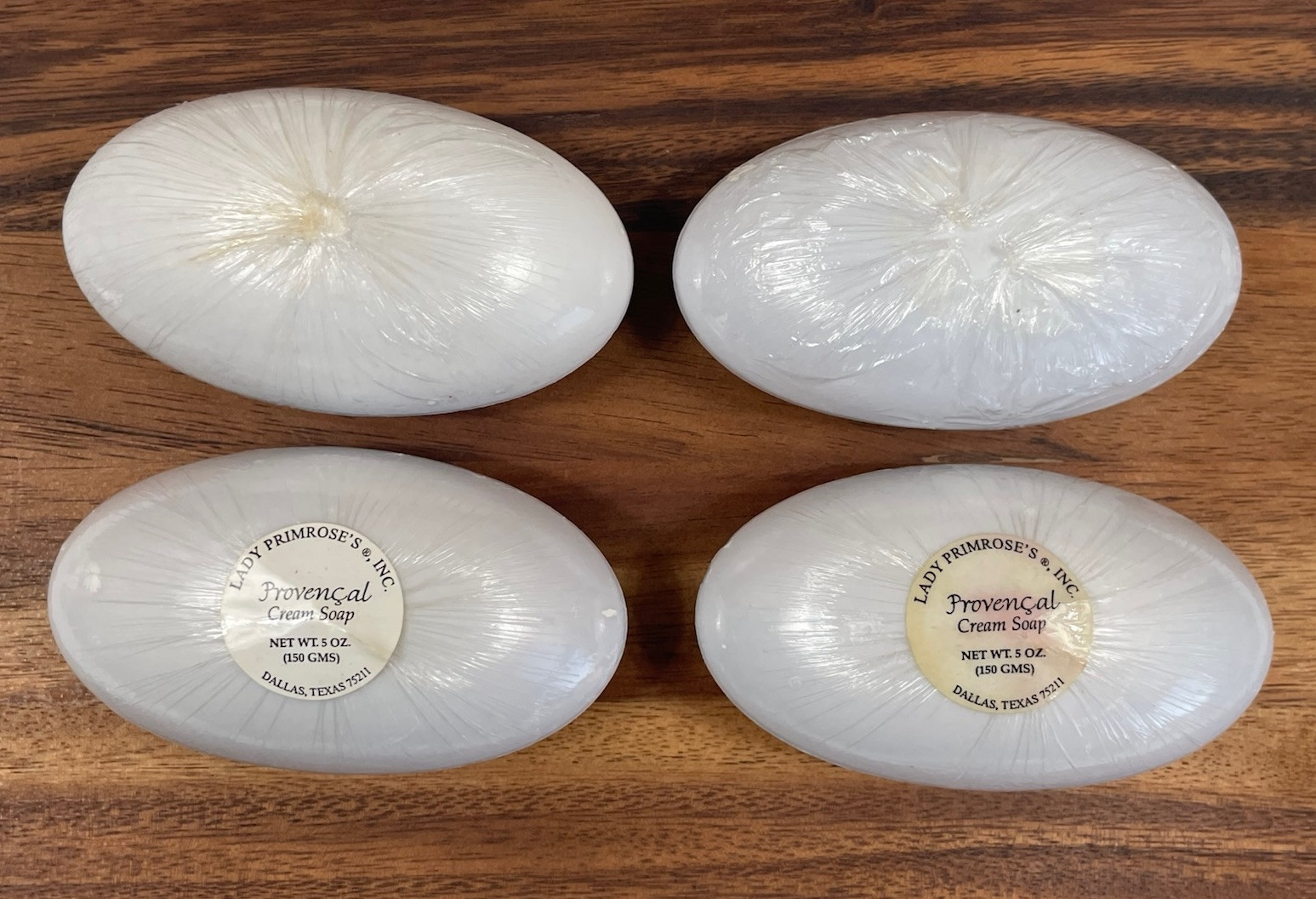 New Lady Primrose Provencal Cream Lavender Luxury Bar Bath Soap (4) 5 oz Bars