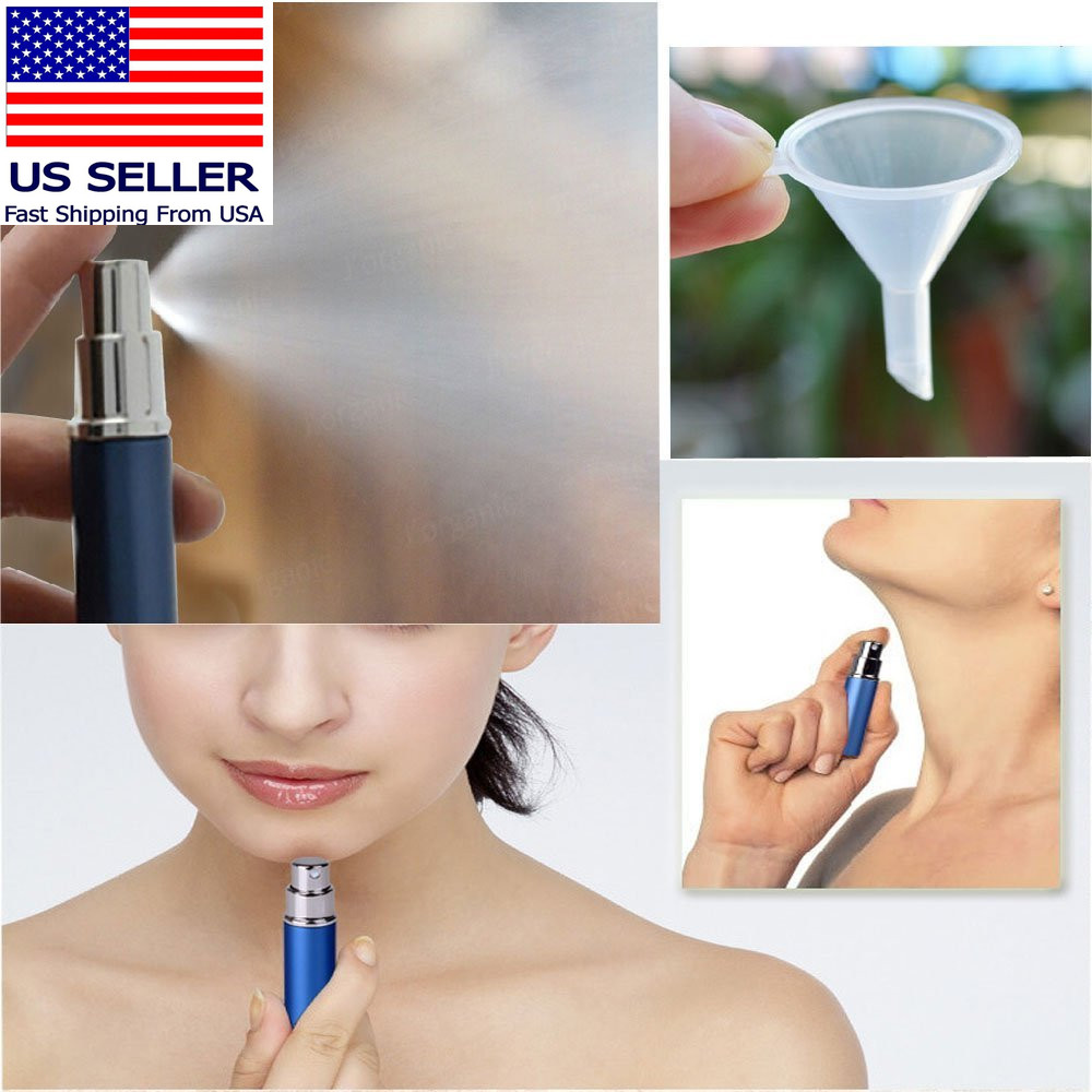 6Pcs 6Ml Portable Mini Refillable Perfume Scent Aftershave Atomizer Empty Spray