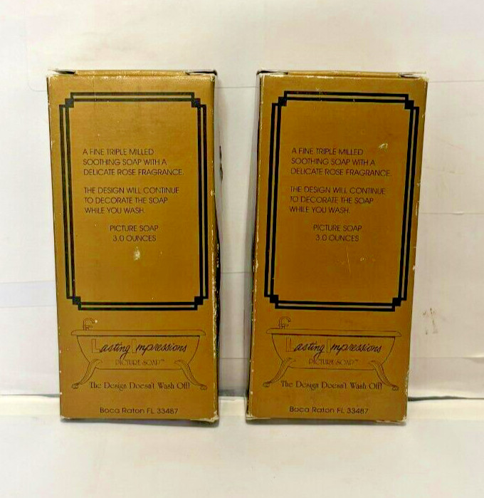 Lasting Impressions 2 Vintage 1990s Angel Soaps 3oz Each New In Boxes