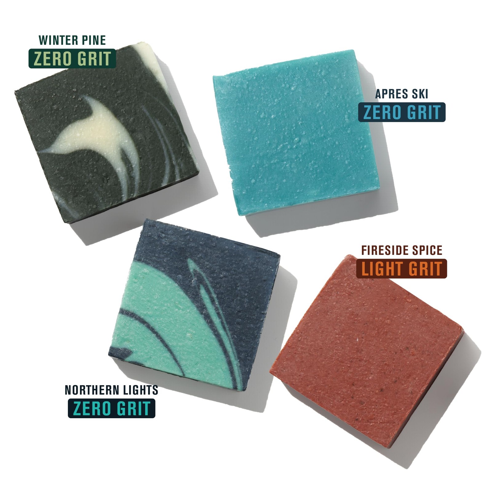 Cold Processed Mens Bar Soap Variety Gift Set – Invigorating Winter Scents – …
