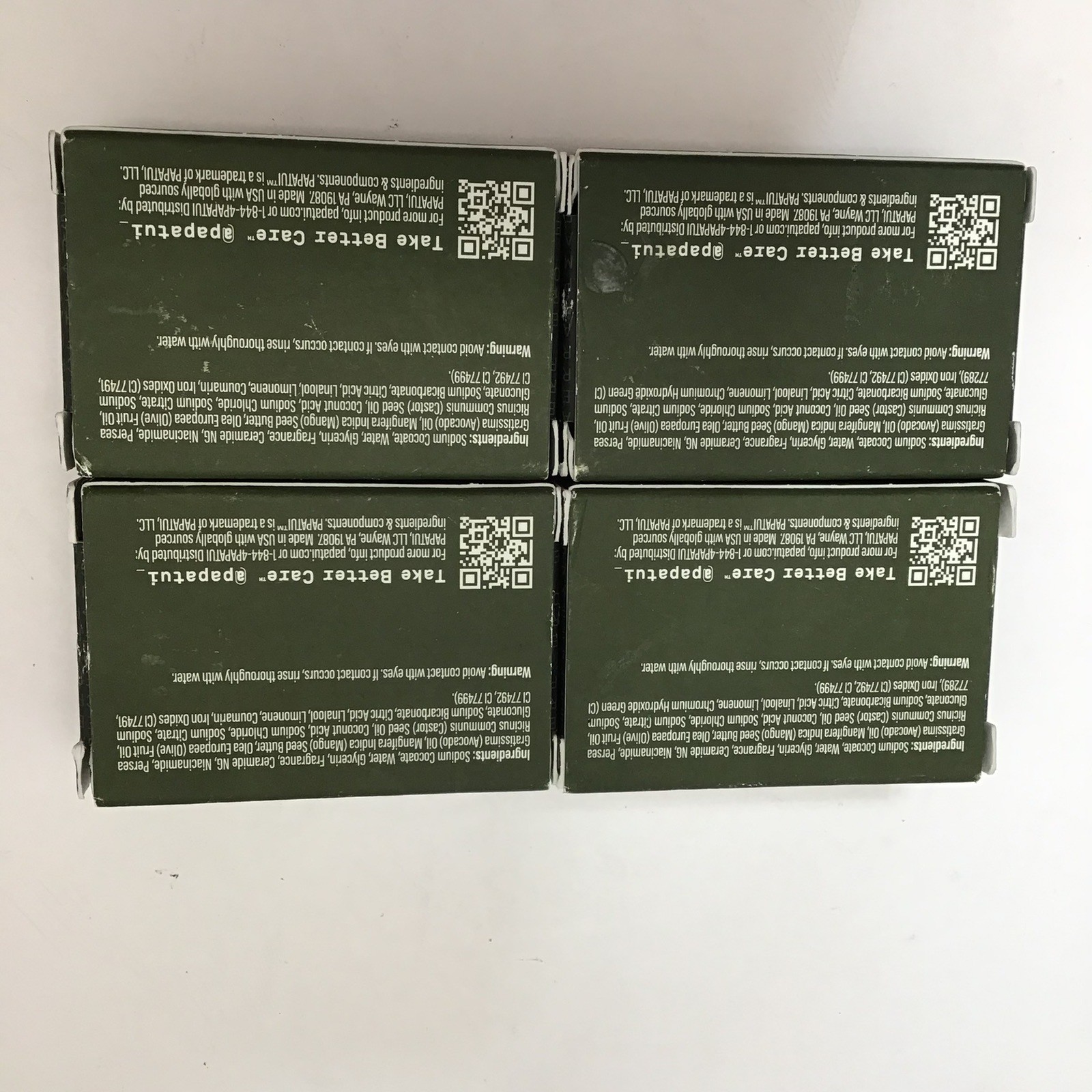 Papatui Enriching Bar Soap Mixed Lot Scents Men’s Travel Size 1.4oz Bars
