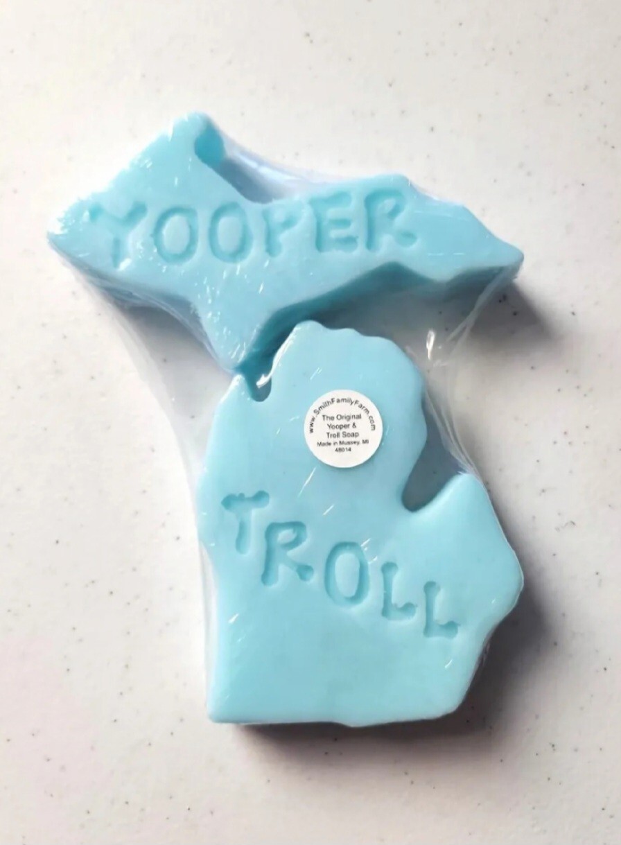 Bar Soap GOAT MILK Celestial Waters MICHIGAN YOOPER & TROLL 4.25 & 2.75 Ounces