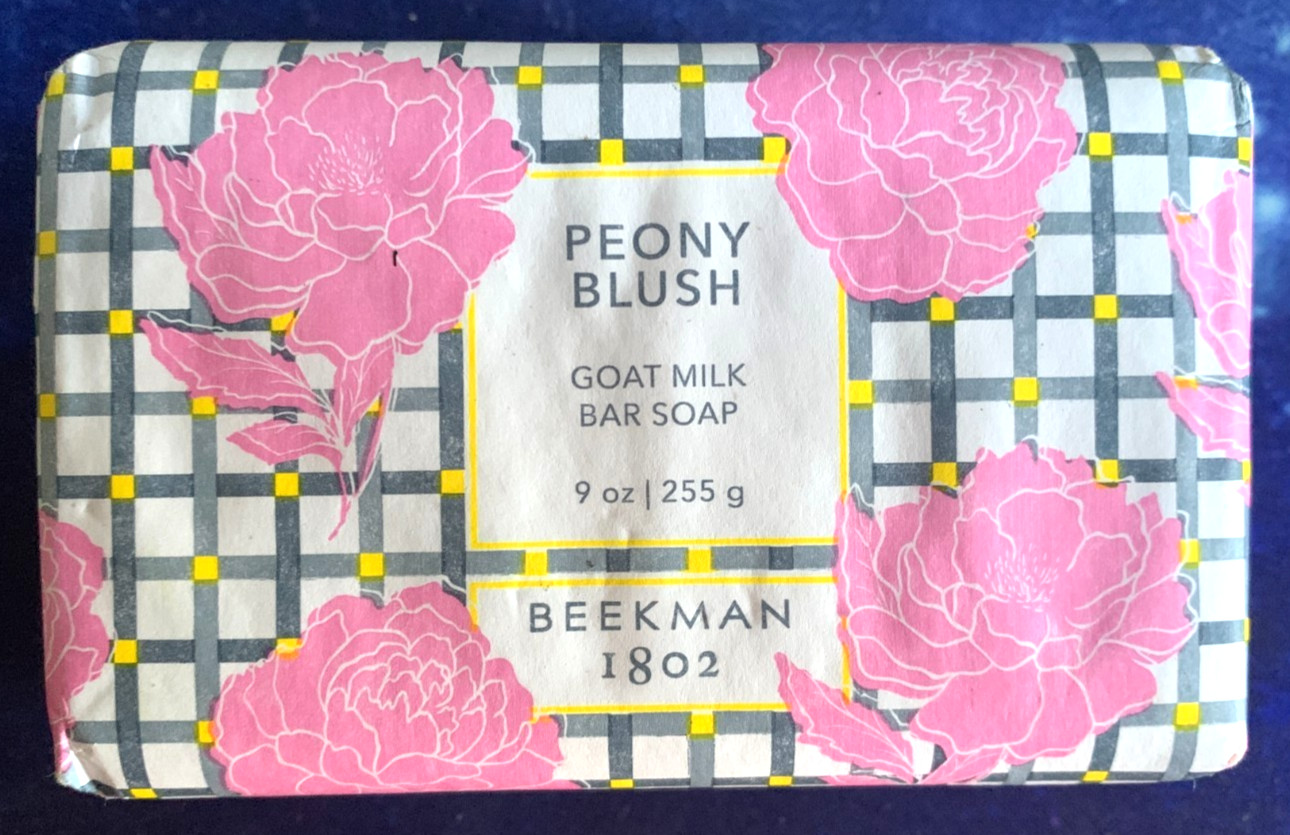 Beekman 1802 9oz Goat Milk Soap Fresh Baked Cookies & Peony Blush Lot of 2