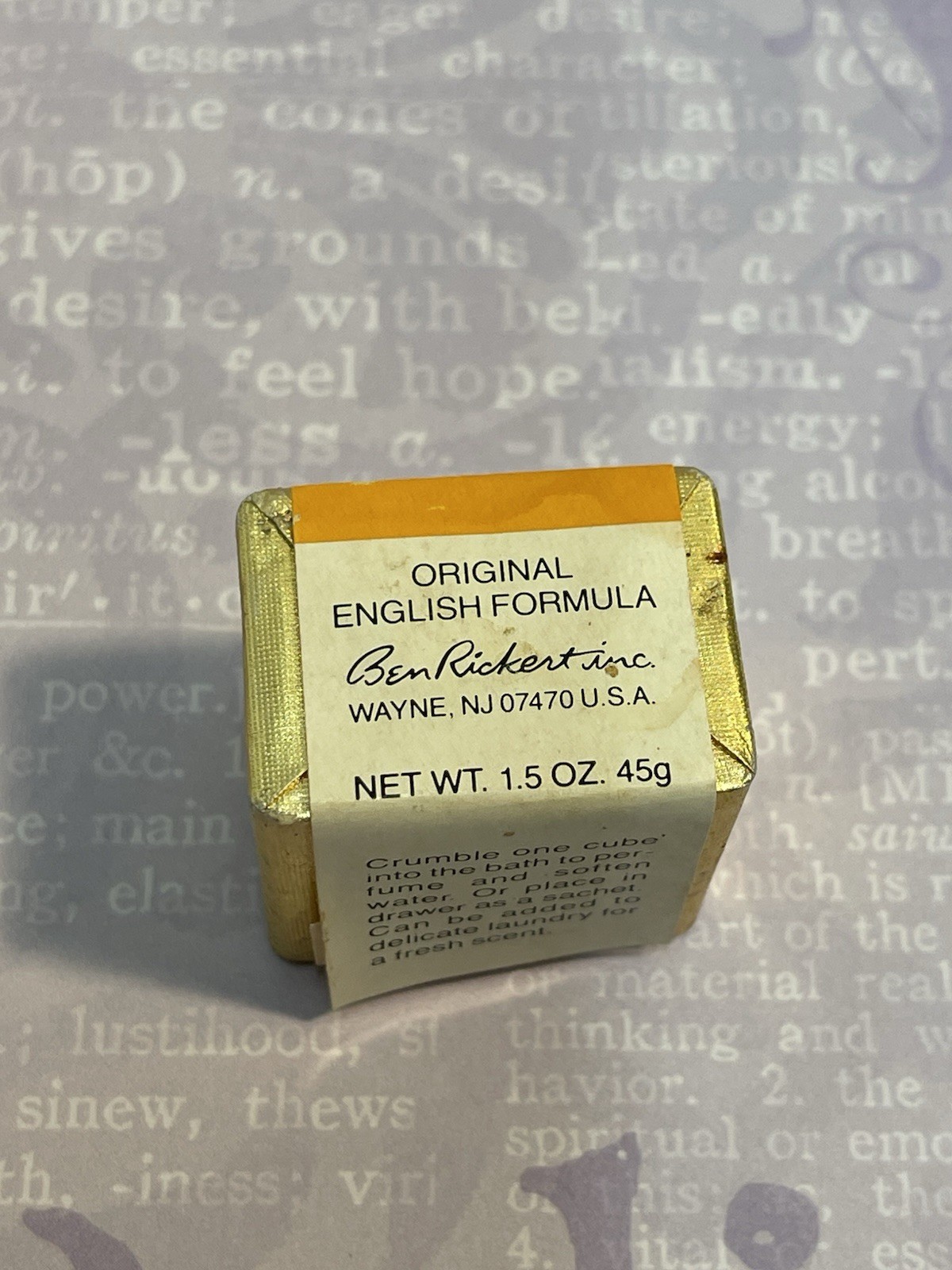 3 Vintage Bath Cubes Floral English Ben Rickert Tulip French Lavender Venetian