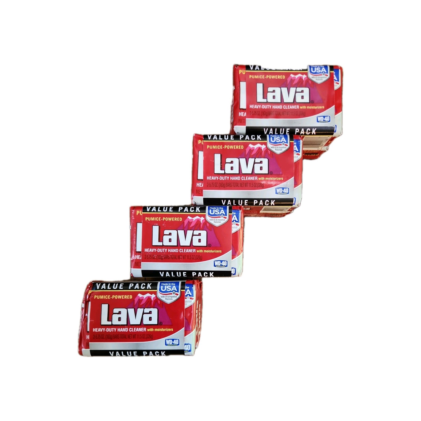 (8) Lava Soap Heavy-Duty Hand Cleaner pumice powered 5.75 oz Bar w/Moisturizer