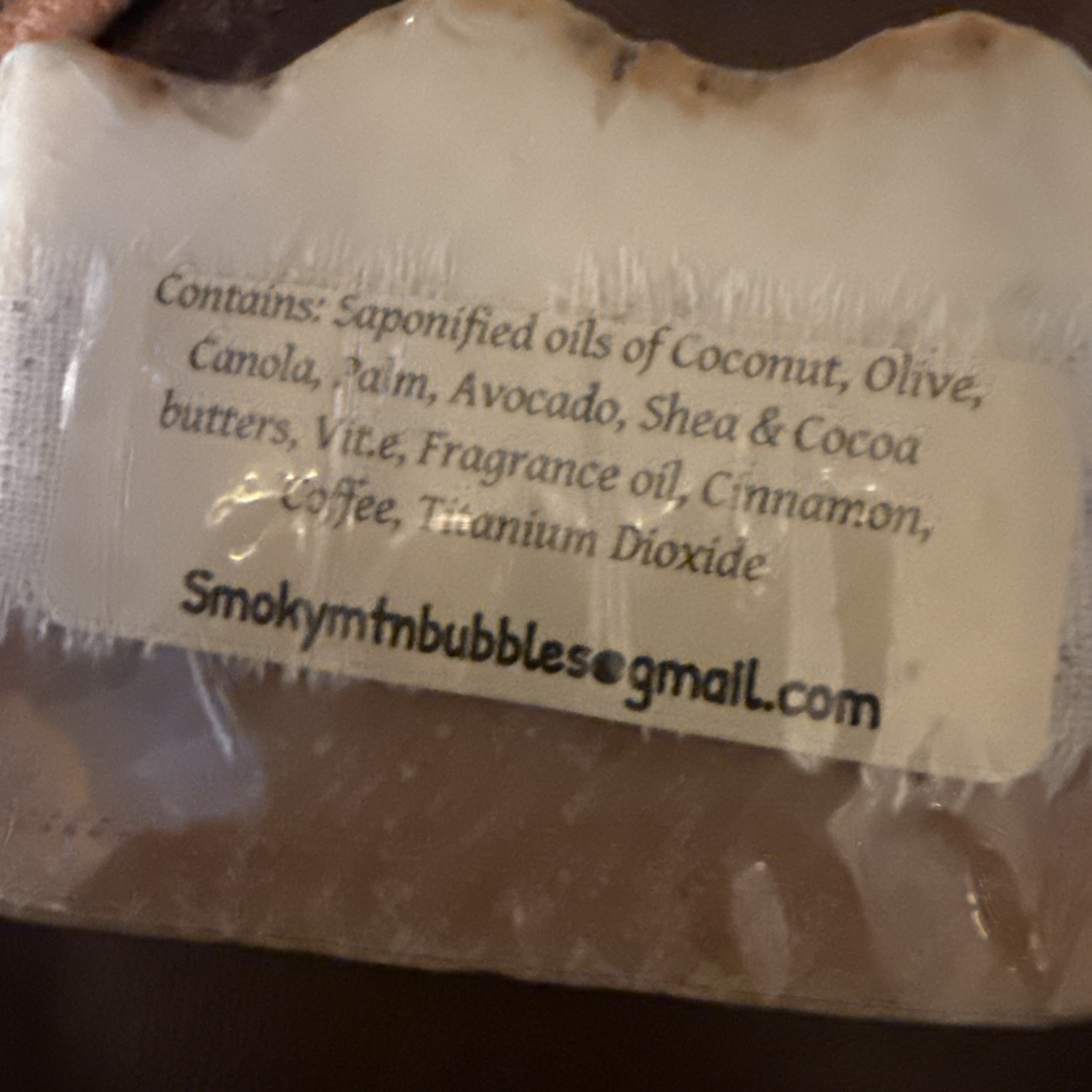 Smoky Mountain Bubbles New Coffee Scrub Bar Of Soap! 2.5” X 3”