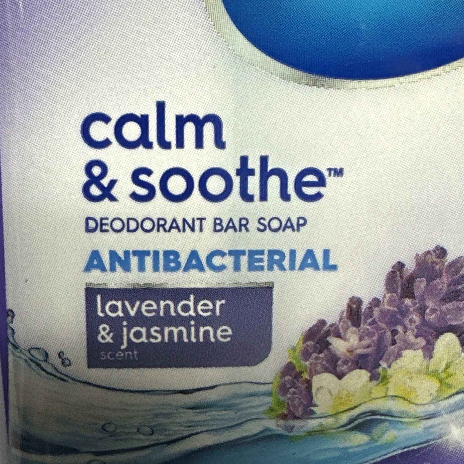 18 Bars Dial CALM & SOOTHE Antibacterial Bar Soap LAVENDER & JASMINE Hydraclean