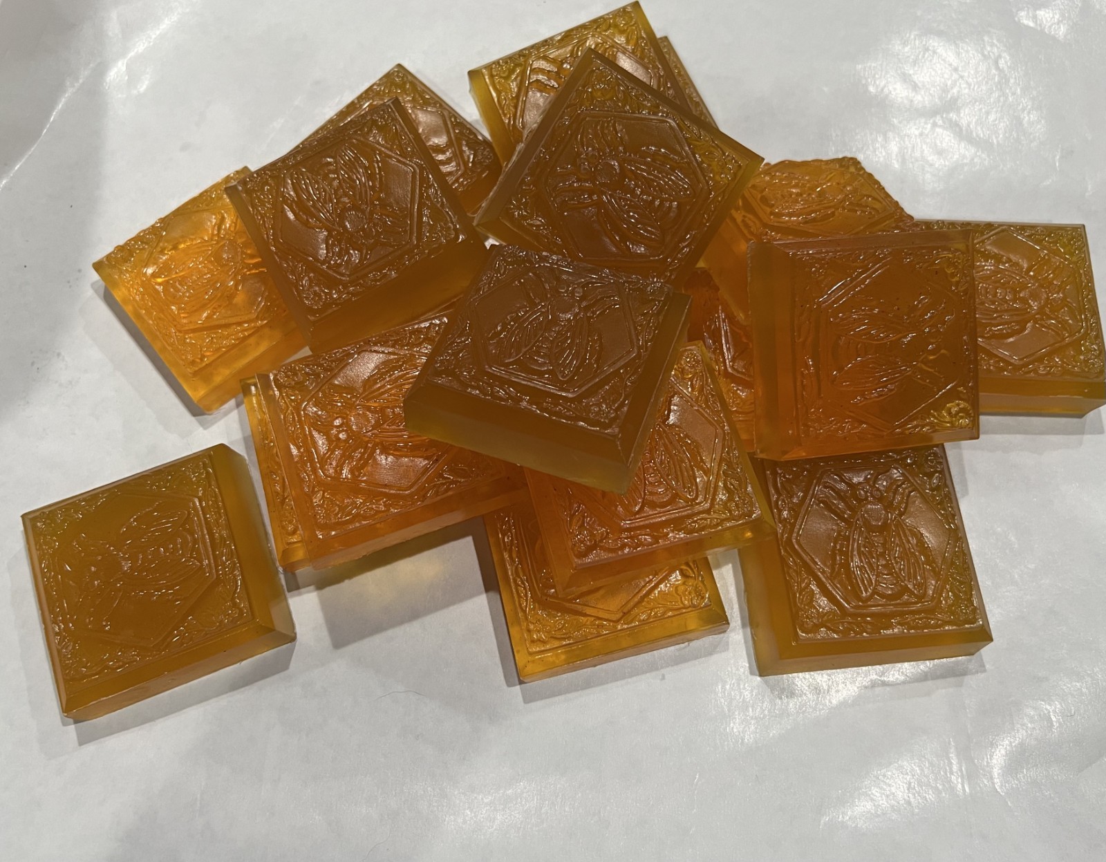 Set of Three Honey Glycerin Soaps