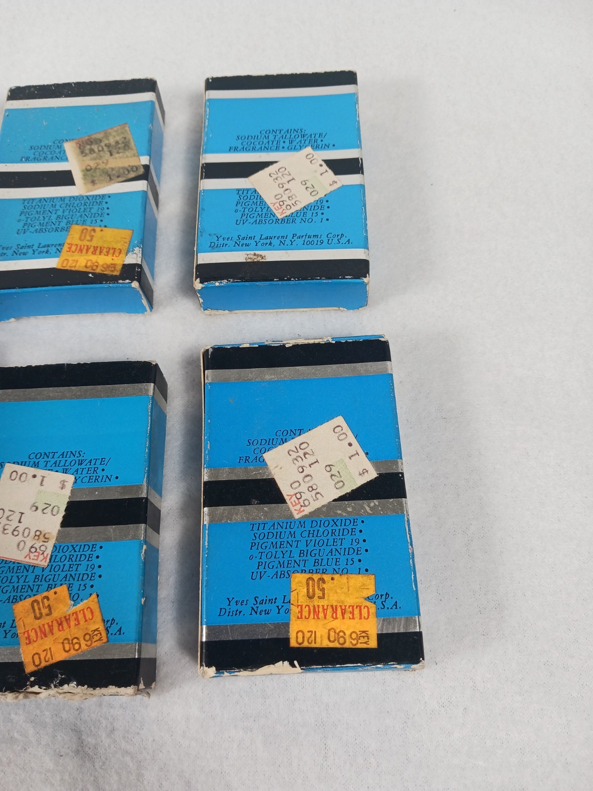 Vintage Yves Saint Laurent YSL Rive Gauche Perfumed Soap 1.5oz Lot 10 Bars NOS
