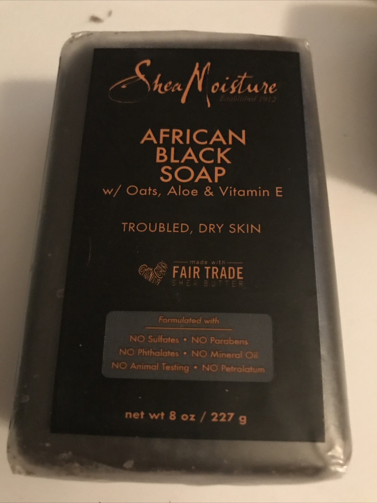 2 Shea Moisture African Black Soap Bar Soap 8oz Each 2 Shea Moisture 3.1oz