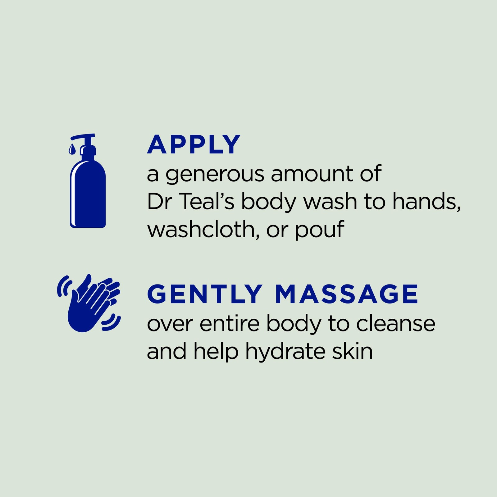 Dr Teal’s Body Wash with Pure Epsom Salt, Relax & 24 Fl Oz (Pack of 2), Clear
