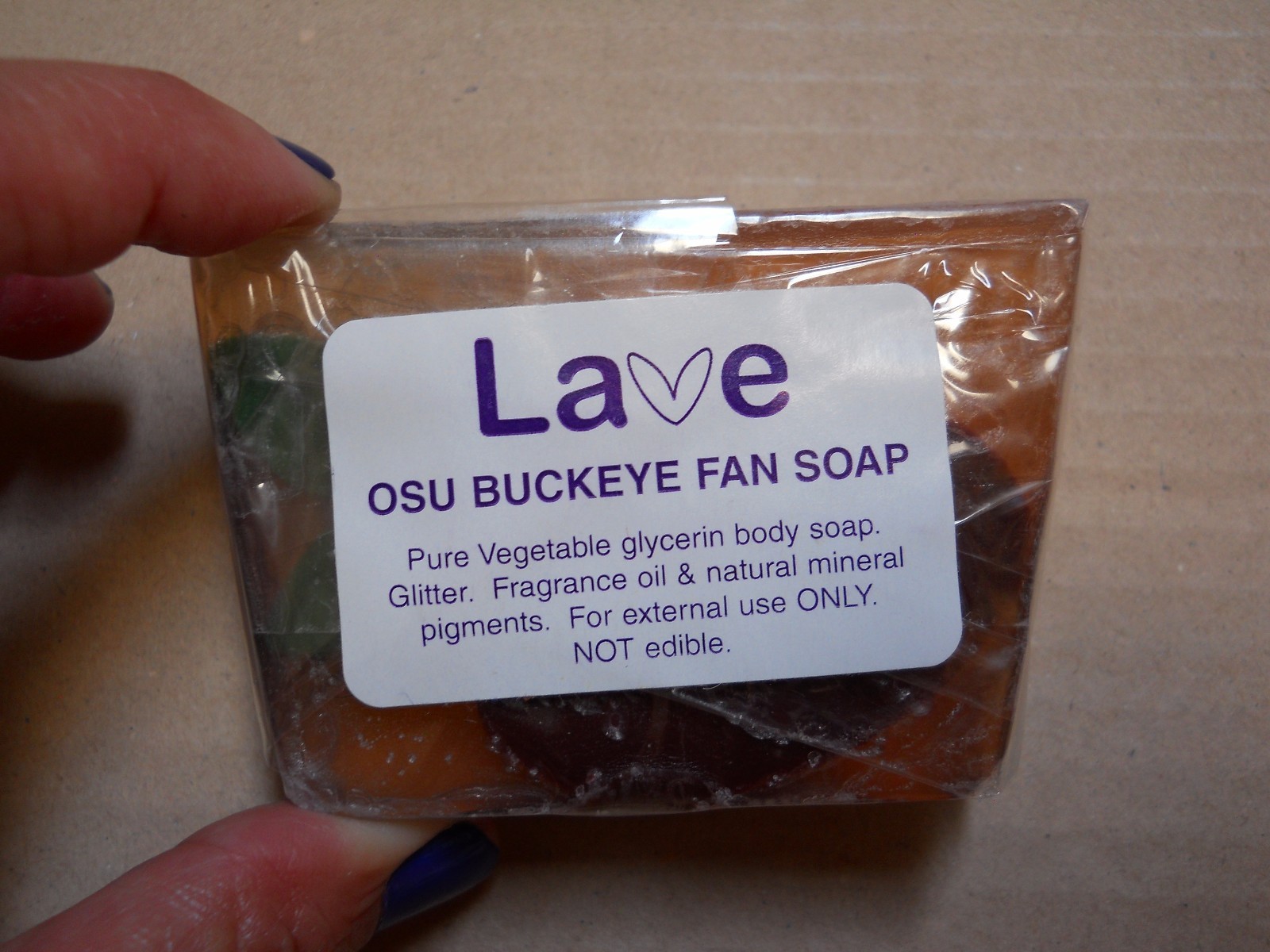New Primal Elements Fun Size Soap, OSU BUCKEYE FAN, 3.0 oz. VHTF