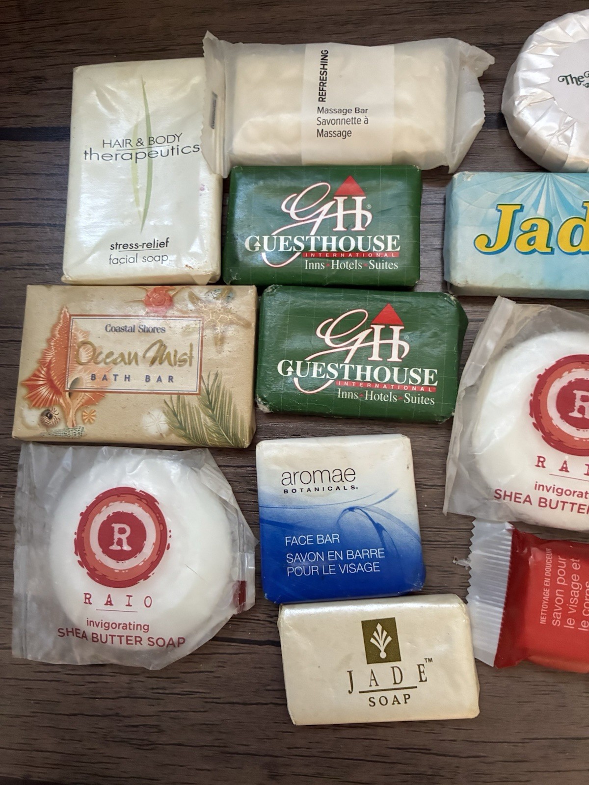 Various Travel Soap Bars Lot Of 15