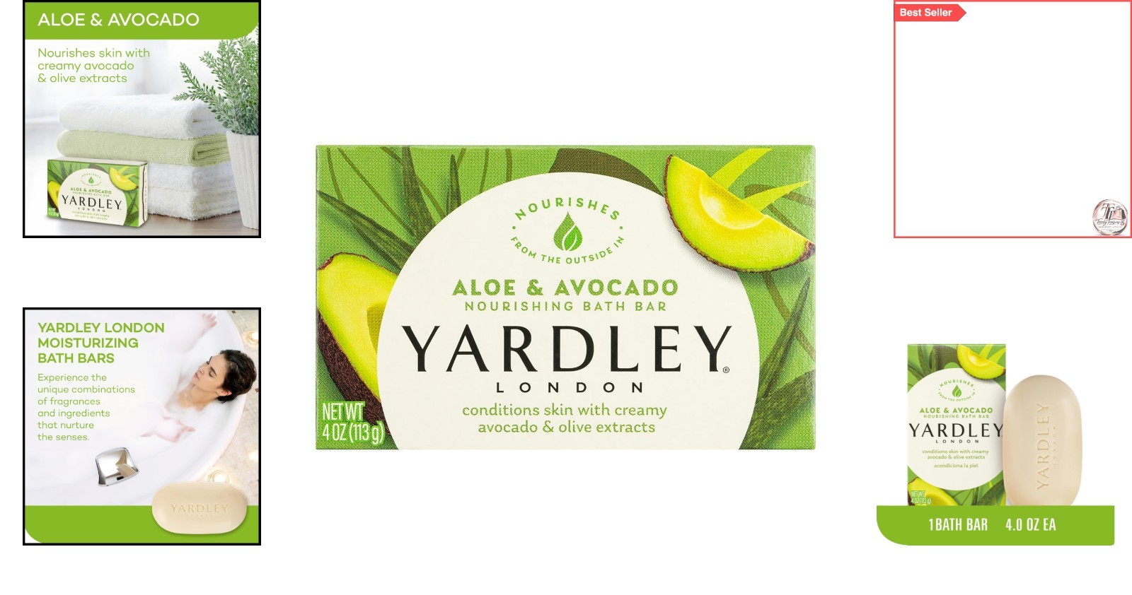 London Nourishing Aloe & Avocado Bath Soap – Moisturize & Refresh