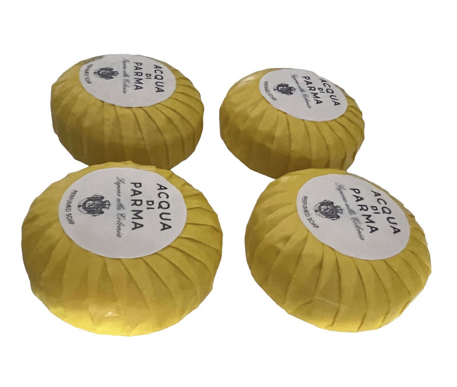 Acqua Di Parma Colonia Perfumed Soap Lot of 4 each 1.7oz bars.