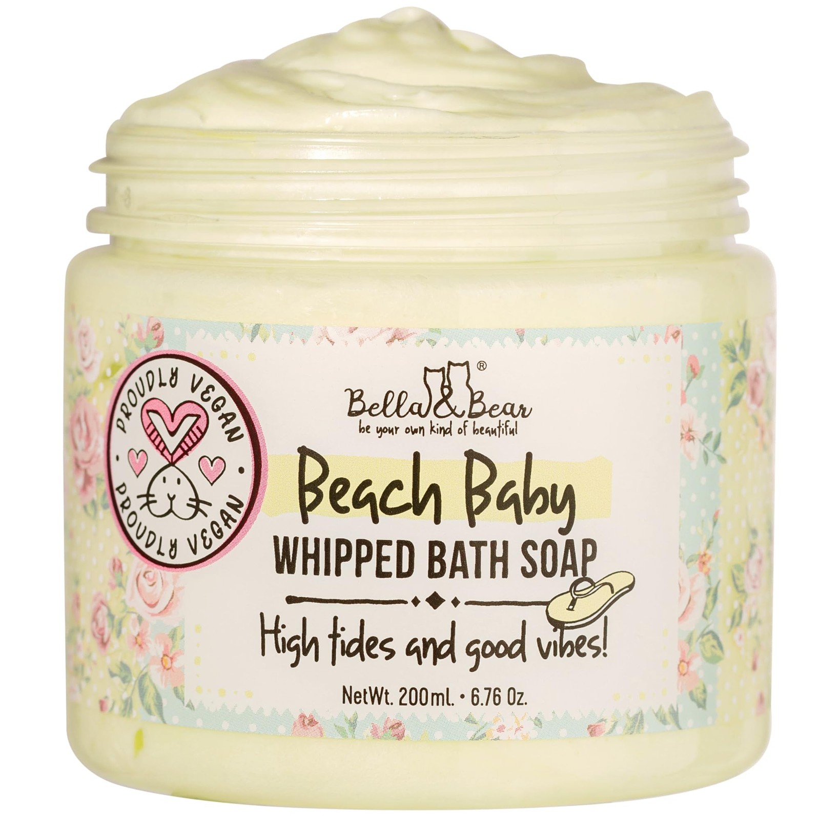 Bella & Bear Beach Baby Whipped Bath Soap And Shave 6.7 Ounce (Pack of 1)