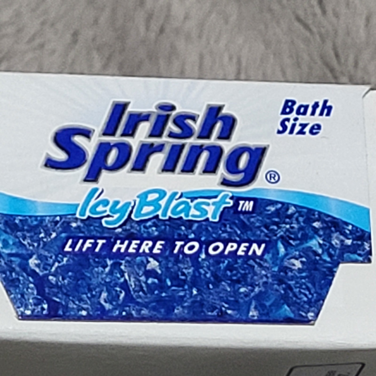 VTG Irish Spring Icy Blast Deodorant Soap Bars Value Pack of 7 Bars 4.5 oz Each